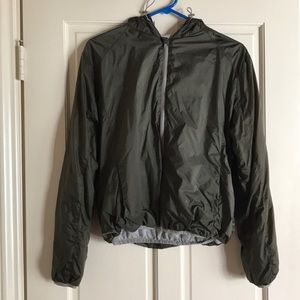 Olive Green Windbreaker